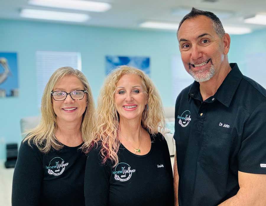 Renew Wellness Center Team Melissa, Wendy & Dr. Ciotti